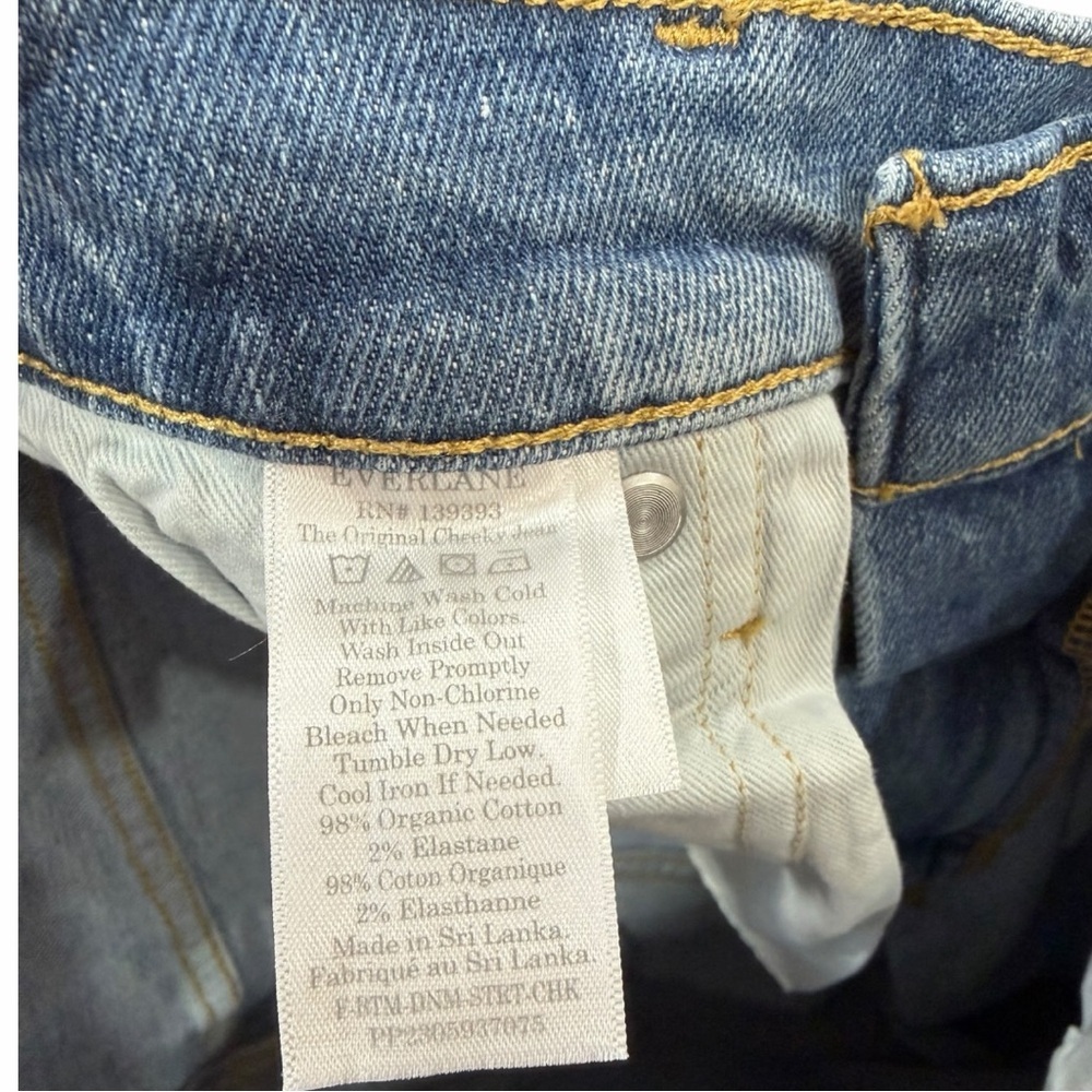 NWT Everlane The Original Cheeky Jean in Stone Wash Sky Size 30 - Picture 6 of 13